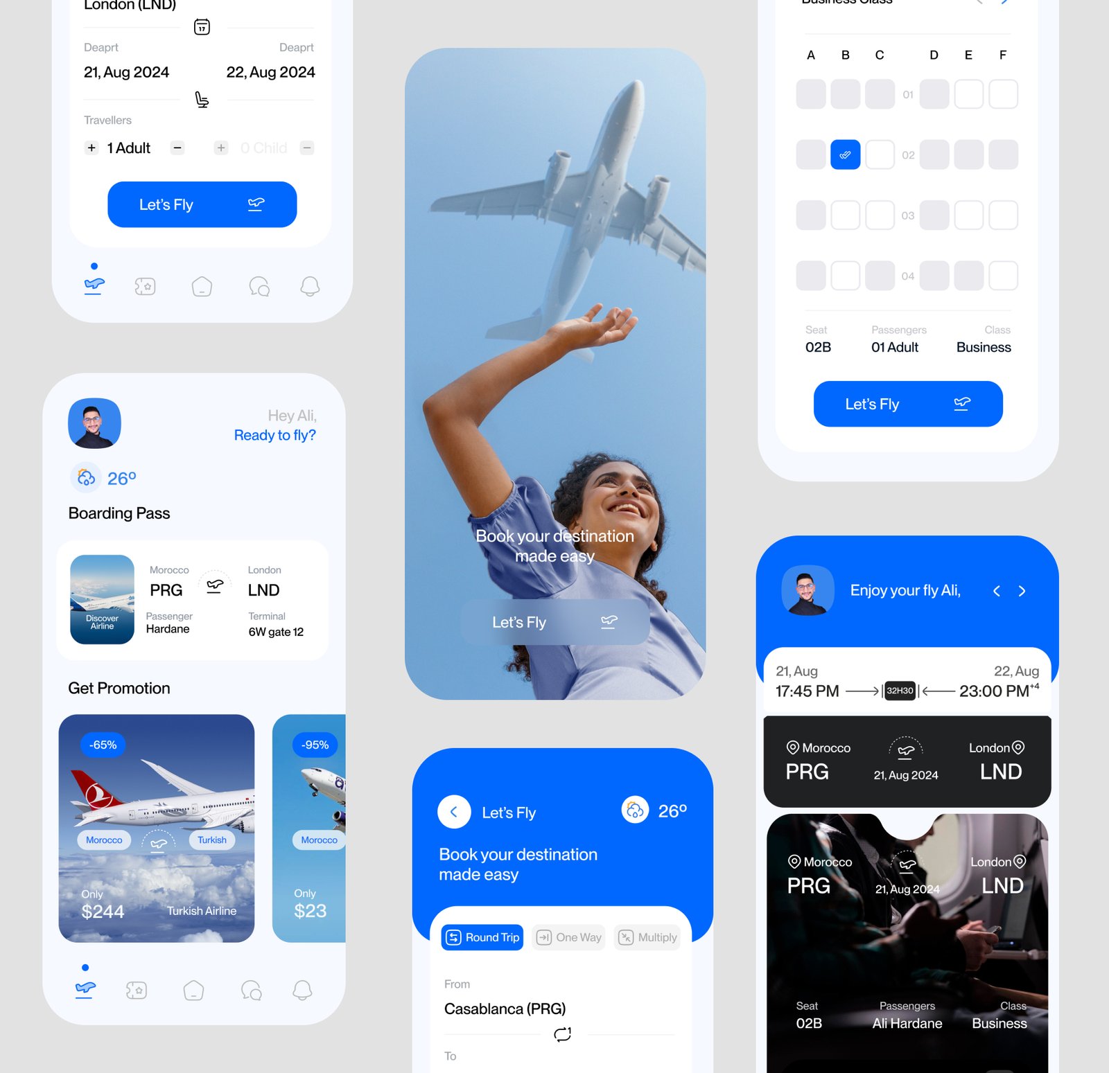 Mobile App : Let’s Fly