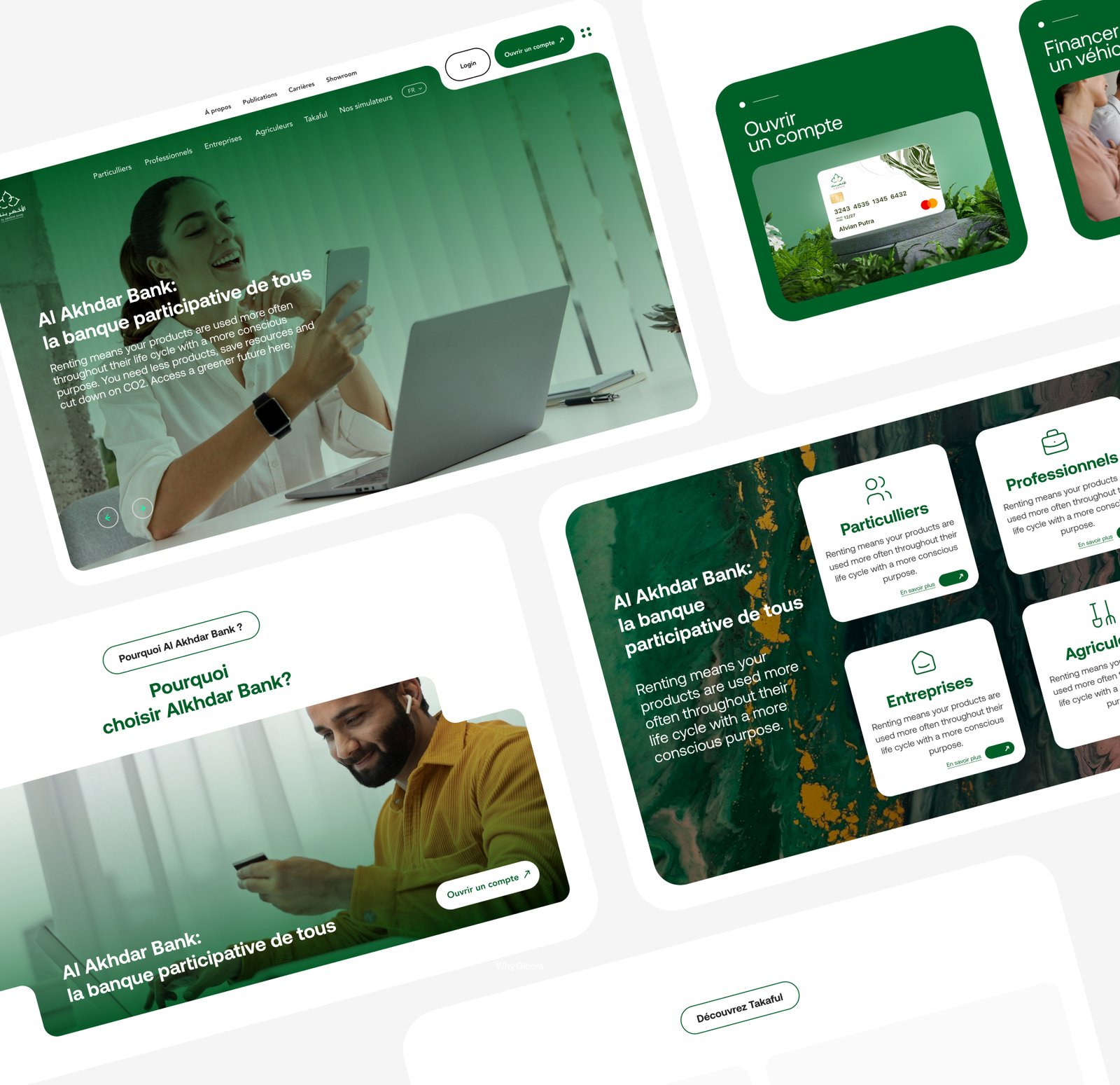 Banking Website : Alkhdar Bank